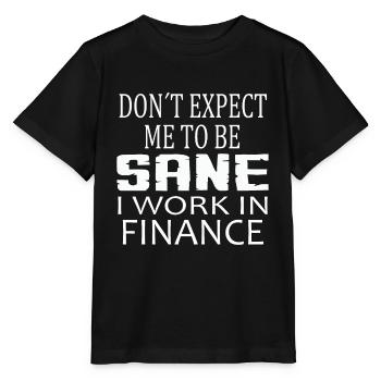 Comptable Finances Comptabilité Comptable - T-shirt bio MINI CREATOR Stanley/Stella Enfant - noir - Devant - Mikhail (115cm)