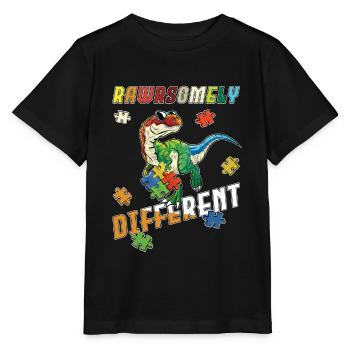 Journée de la conscience pour l’autisme - T-shirt bio MINI CREATOR Stanley/Stella Enfant - noir - Devant - Mikhail (115cm)