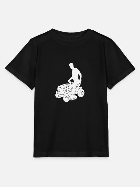 Rasentraktor Rasenmähen Aufsitzmäher Rasenmäher - Stanley/Stella Kinder T-Shirt MINI CREATOR - Schwarz
