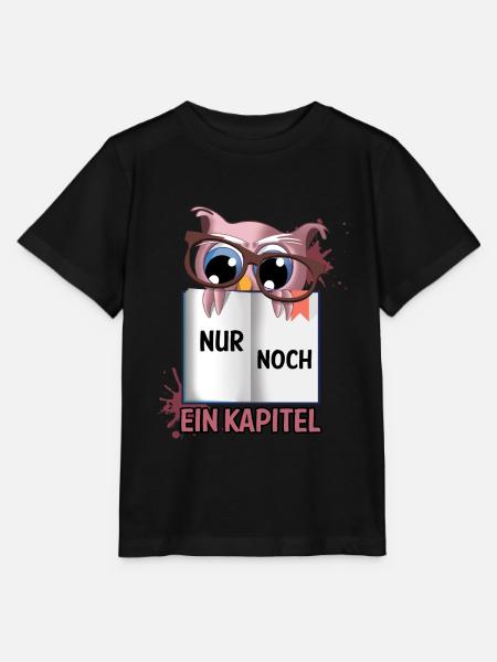 Bücher Eule - Stanley/Stella Kinder T-Shirt MINI CREATOR  - Schwarz