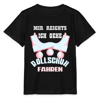 Rollschuh Rollschuhe Rollschuhlaufen Geschenk - Stanley/Stella Kinder T-Shirt MINI CREATOR  - Schwarz - Vorne - Mikhail (115cm)