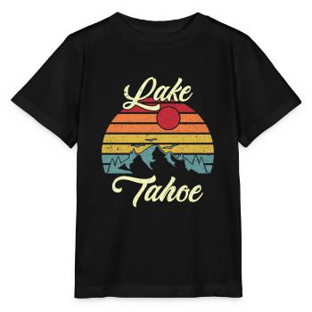 Lac Tahoe - T-shirt bio MINI CREATOR Stanley/Stella Enfant - noir - Devant - Mikhail (115cm)