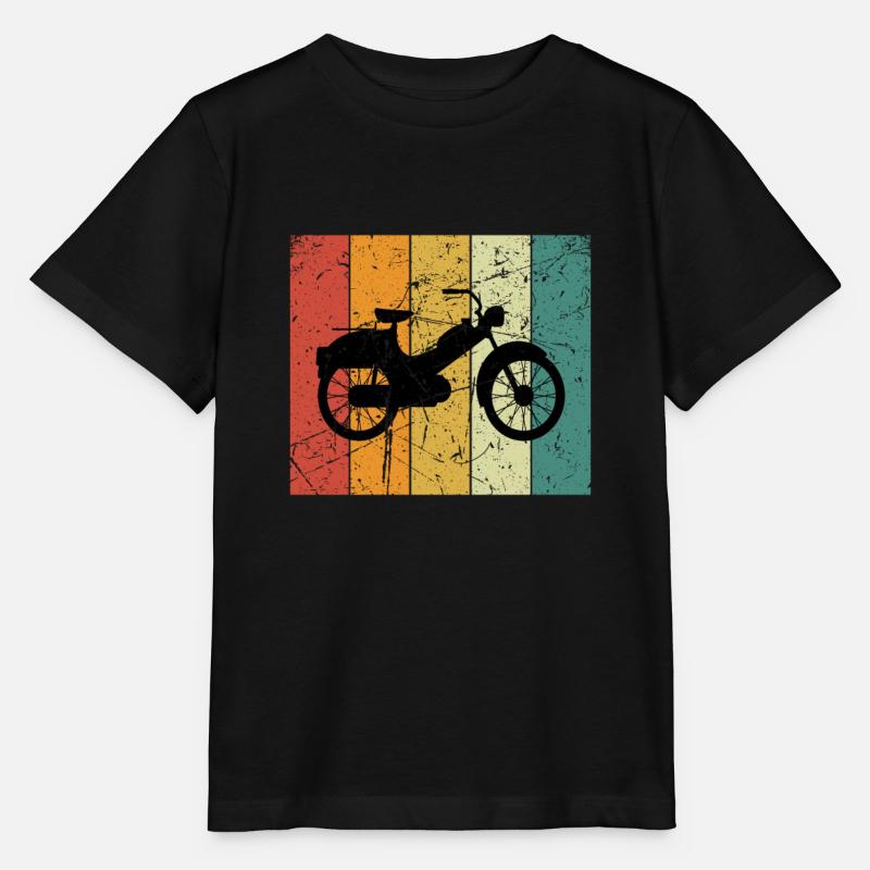 Mobylette Mobylette Mobylette Mobylette Mokick - T-shirt bio MINI CREATOR Stanley/Stella Enfant - noir