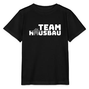 Small Builder Young House Building Team Crew Gift - Stanley/Stella MINI CREATOR Kids’ T-Shirt - black - Front - Mikhail (115cm)