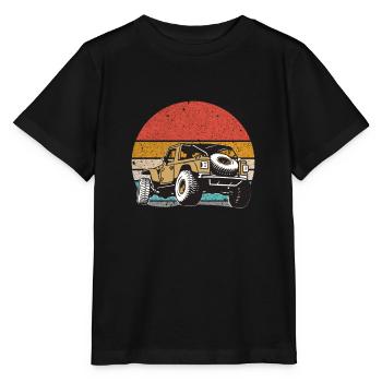 Rétro-véhicule HORS ROUTE - T-shirt bio MINI CREATOR Stanley/Stella Enfant - noir - Devant - Mikhail (115cm)