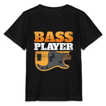 Bass Player - Bass Guitar Gift for Bassists - Stanley/Stella MINI CREATOR Kids’ T-Shirt - black - Front - Mikhail (115cm)