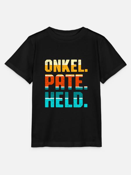 Onkel Pate Held - Stanley/Stella Kinder T-Shirt MINI CREATOR - Schwarz