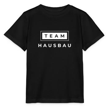 Team House building topping-out topping-out Building builder's house - Stanley/Stella MINI CREATOR Kids’ T-Shirt - black - Front - Mikhail (115cm)