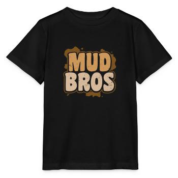 Mud Run Mud Bros - Stanley/Stella Kinder T-Shirt MINI CREATOR  - Schwarz - Vorne - Mikhail (115cm)
