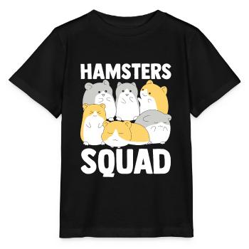 Hamsters Hamsters Hamsters amateurs de hamsters - T-shirt bio MINI CREATOR Stanley/Stella Enfant - noir - Devant - Mikhail (115cm)