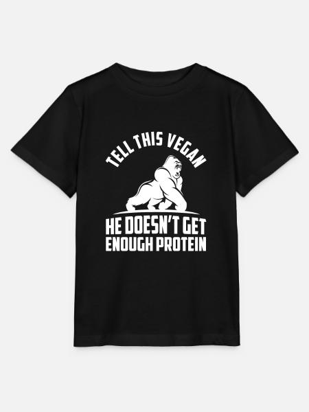 Vegan Veganismus Gemüse Veganer - Stanley/Stella Kinder T-Shirt MINI CREATOR - Schwarz