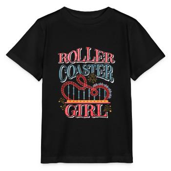 roller coaster - Stanley/Stella MINI CREATOR Kids’ T-Shirt - black - Front - Mikhail (115cm)