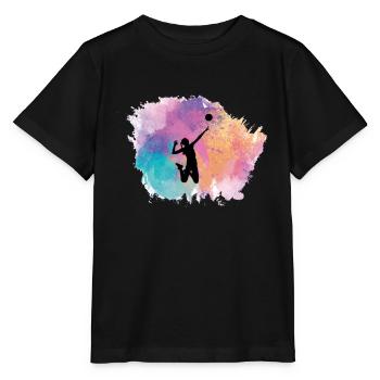 Volleyball Sports Volleyball Women's Women's - Stanley/Stella MINI CREATOR Kids’ T-Shirt - black - Front - Mikhail (115cm)