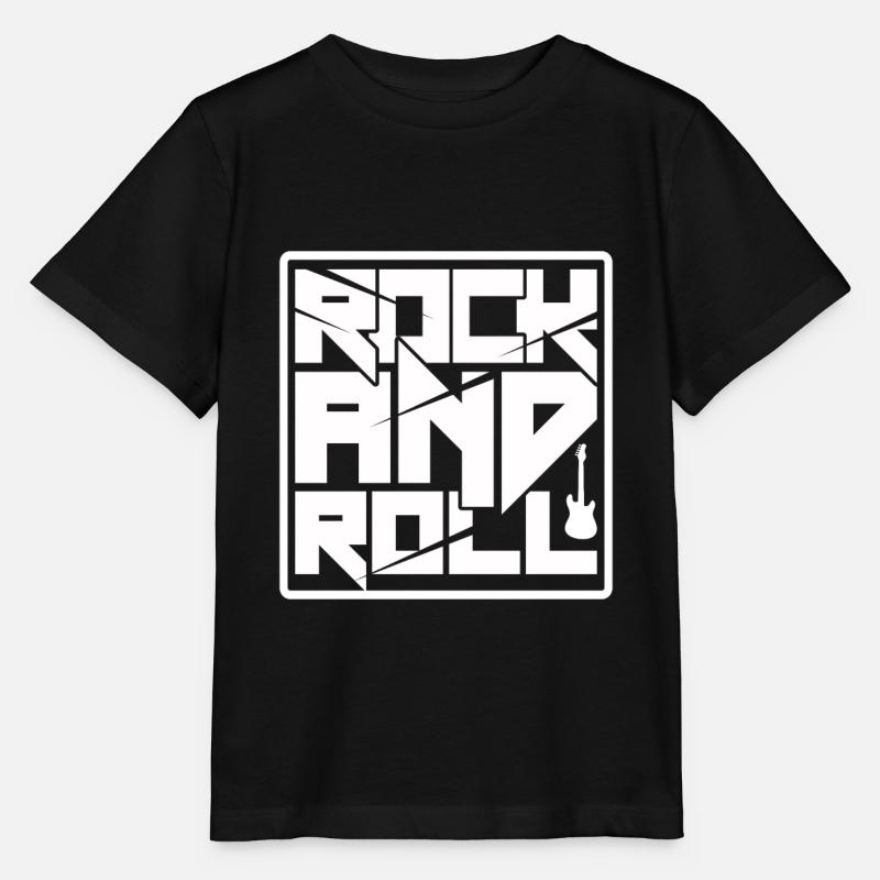 Rock 'n' Roll - Stanley/Stella Kinder T-Shirt MINI CREATOR  - Schwarz