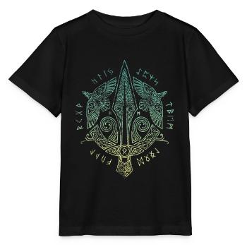 Yggdrasil World Tree World Ash Nordic - Stanley/Stella MINI CREATOR Kids’ T-Shirt - black - Front - Mikhail (115cm)