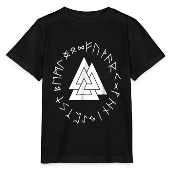 Yggdrasil World Tree World Ash Nordic - Stanley/Stella MINI CREATOR Kids’ T-Shirt - black - Front - Mikhail (115cm)