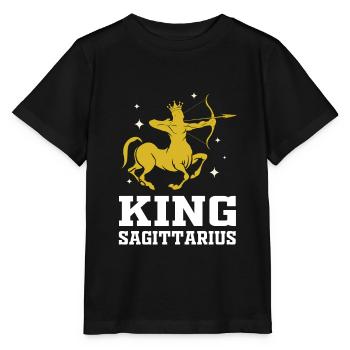 Schütze Sternzeichen - Stanley/Stella Kinder T-Shirt MINI CREATOR  - Schwarz - Vorne - Mikhail (115cm)