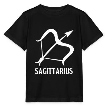 Schütze Sternzeichen - Stanley/Stella Kinder T-Shirt MINI CREATOR  - Schwarz - Vorne - Mikhail (115cm)