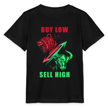 Actions d’investisseurs - T-shirt bio MINI CREATOR Stanley/Stella Enfant - noir - Devant - Mikhail (115cm)