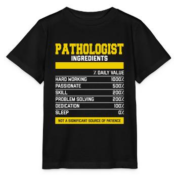 Nice Pathologist Ingredients T-Shirt - Stanley/Stella MINI CREATOR Kids’ T-Shirt - black - Front - Mikhail (115cm)