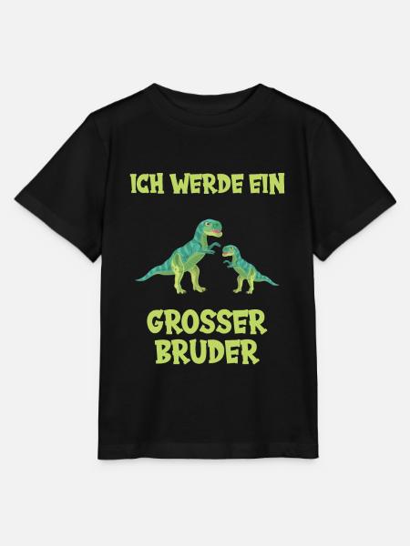 Ich werde großer Bruder - Stanley/Stella Kinder T-Shirt MINI CREATOR - Schwarz