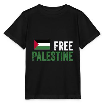 Palestine Free Freedom Free Gaza - Stanley/Stella MINI CREATOR Kids’ T-Shirt - black - Front - Mikhail (115cm)