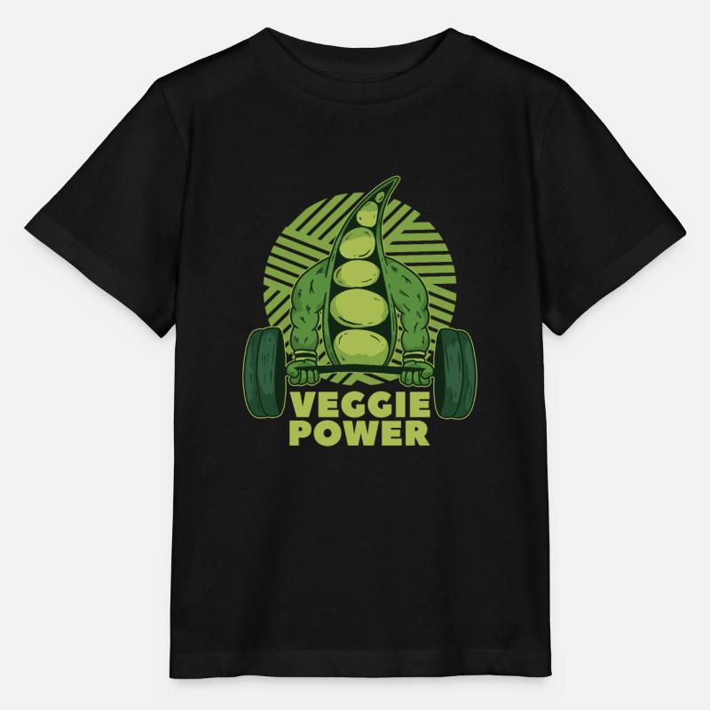 Veggie Gemüse Vegetarisch Vegetarier - Stanley/Stella Kinder T-Shirt MINI CREATOR - Schwarz
