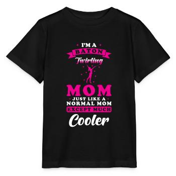Twirling Mom Sport Twirl - Stanley/Stella MINI CREATOR Kids’ T-Shirt - black - Front - Mikhail (115cm)