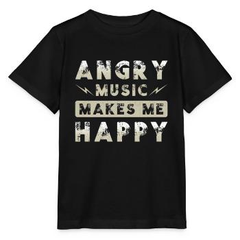 Metal Musique Angry - T-shirt bio MINI CREATOR Stanley/Stella Enfant - noir - Devant - Mikhail (115cm)