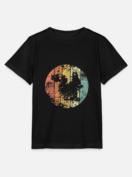Eichhörnchen - Stanley/Stella Kinder T-Shirt MINI CREATOR - Schwarz