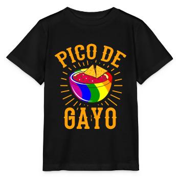 PICO DE GAYO LGBT Pride Gay Pride Month LGBTQ - T-shirt bio MINI CREATOR Stanley/Stella Enfant - noir - Devant - Mikhail (115cm)