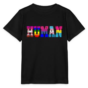 LGBT Homme Flag LGBT Pride Gay Pride Month LGBTQ - T-shirt bio MINI CREATOR Stanley/Stella Enfant - noir - Devant - Mikhail (115cm)