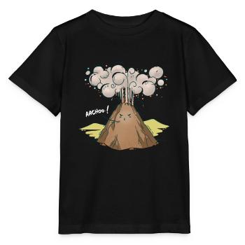 Vulkan - Stanley/Stella Kinder T-Shirt MINI CREATOR  - Schwarz - Vorne - Mikhail (115cm)