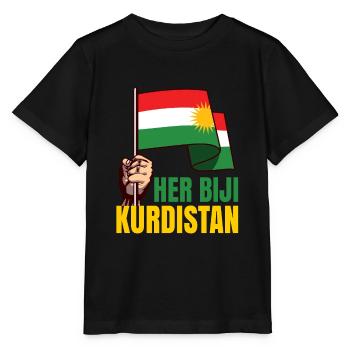 Kurdistan - Stanley/Stella MINI CREATOR Kids’ T-Shirt - black - Front - Mikhail (115cm)
