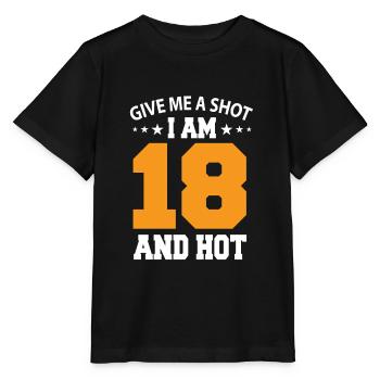 18th birthday - Stanley/Stella MINI CREATOR Kids’ T-Shirt - black - Front - Mikhail (115cm)