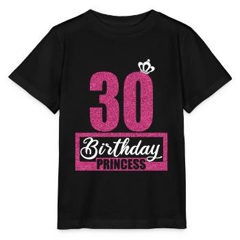 30. Geburtstag 30 Jahre 30er Birthday Princess - Stanley/Stella Kinder T-Shirt MINI CREATOR  - Schwarz - Vorne - Mikhail (115cm)