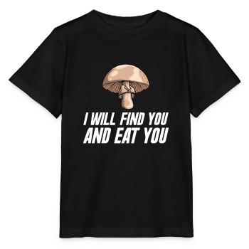 Champignons Cueilleurs de champignons Éponges Champignons Cueilleurs - T-shirt bio MINI CREATOR Stanley/Stella Enfant - noir - Devant - Mikhail (115cm)