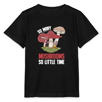 Champignons Cueilleurs de champignons Éponges Champignons Cueilleurs - T-shirt bio MINI CREATOR Stanley/Stella Enfant - noir - Devant - Mikhail (115cm)