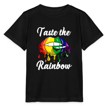 Gay Pride - T-shirt bio MINI CREATOR Stanley/Stella Enfant - noir - Devant - Mikhail (115cm)