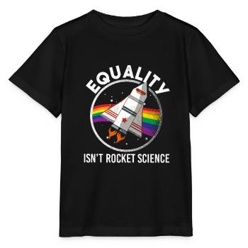 Gay Pride - T-shirt bio MINI CREATOR Stanley/Stella Enfant - noir - Devant - Mikhail (115cm)