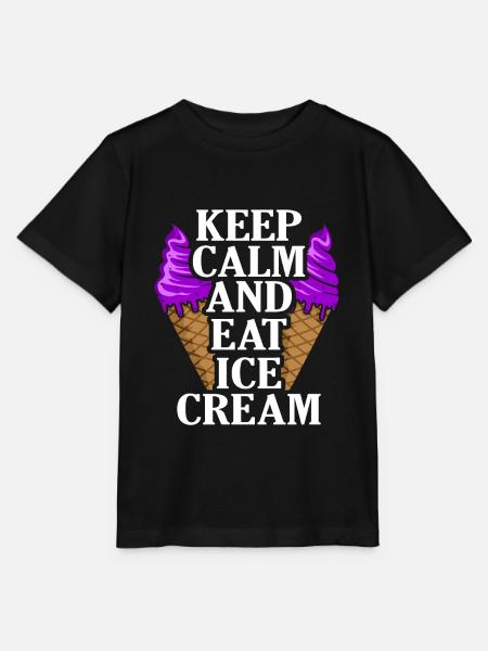 Eiscreme - Stanley/Stella Kinder T-Shirt MINI CREATOR  - Schwarz