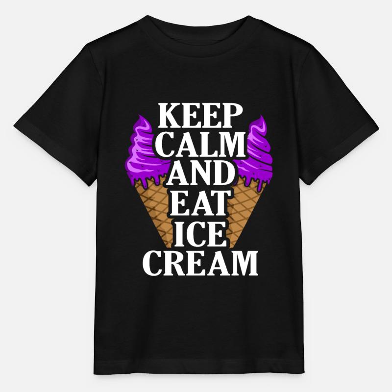 Eiscreme - Stanley/Stella Kinder T-Shirt MINI CREATOR  - Schwarz
