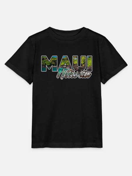 Maui Hawaii - Stanley/Stella Kinder T-Shirt MINI CREATOR - Schwarz