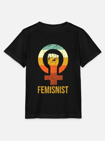 Feminismus Design Symbol - Stanley/Stella Kinder T-Shirt MINI CREATOR - Schwarz