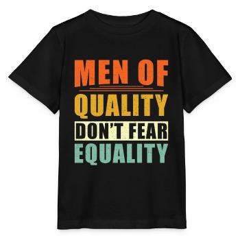 Égalité des chances - T-shirt bio MINI CREATOR Stanley/Stella Enfant - noir - Devant - Mikhail (115cm)