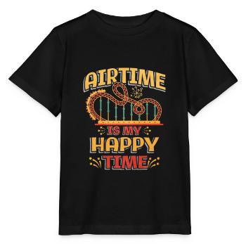 Achterbahn - Stanley/Stella Kinder T-Shirt MINI CREATOR  - Schwarz - Vorne - Mikhail (115cm)