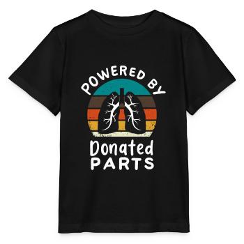 Powered By Donated Parts – Gift - Stanley/Stella MINI CREATOR Kids’ T-Shirt - black - Front - Mikhail (115cm)