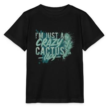 Cacti Mum Cactus - Stanley/Stella MINI CREATOR Kids’ T-Shirt - black - Front - Mikhail (115cm)