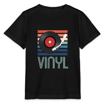 Platines - T-shirt bio MINI CREATOR Stanley/Stella Enfant - noir - Devant - Mikhail (115cm)