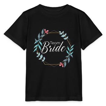 Team Bride - Stag do Bride - Stanley/Stella MINI CREATOR Kids’ T-Shirt - black - Front - Mikhail (115cm)